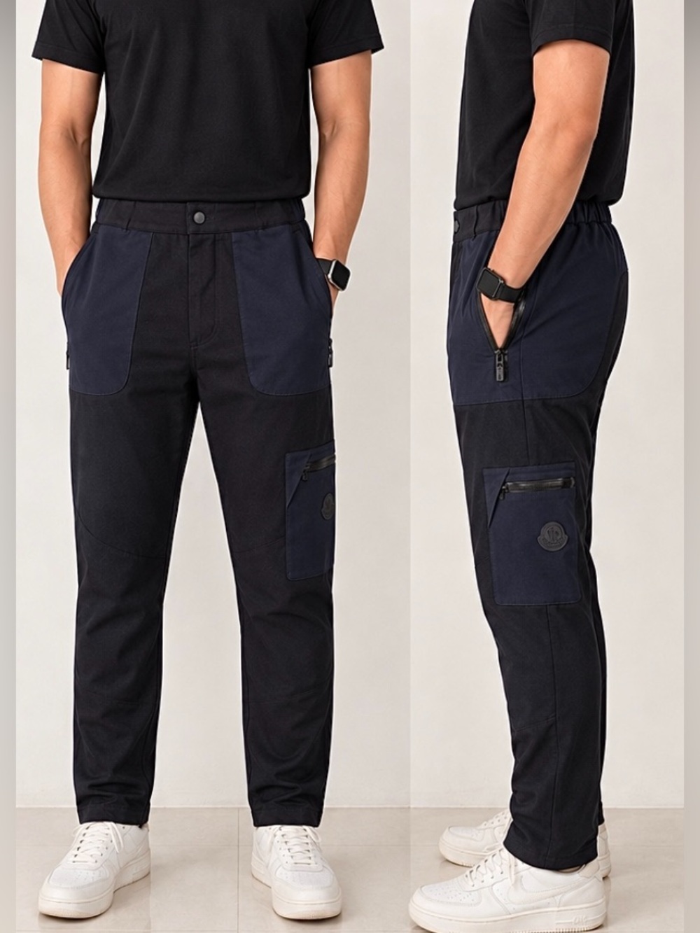 Moncler Cargo Wool Blend Pants